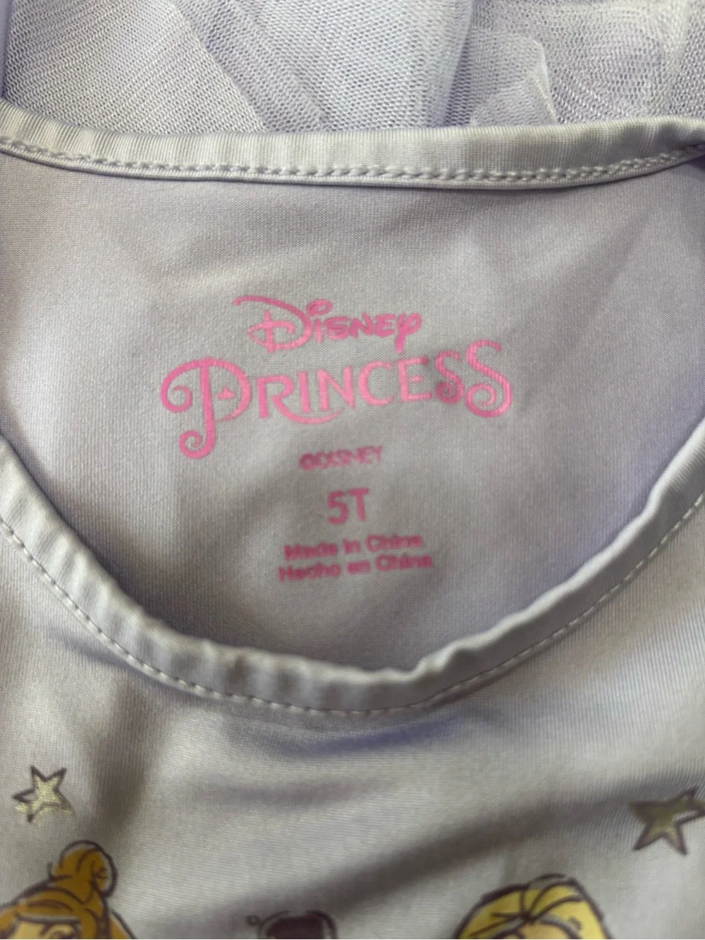 Disney Cinderella 5T tutu dress purple toddler girls toddler